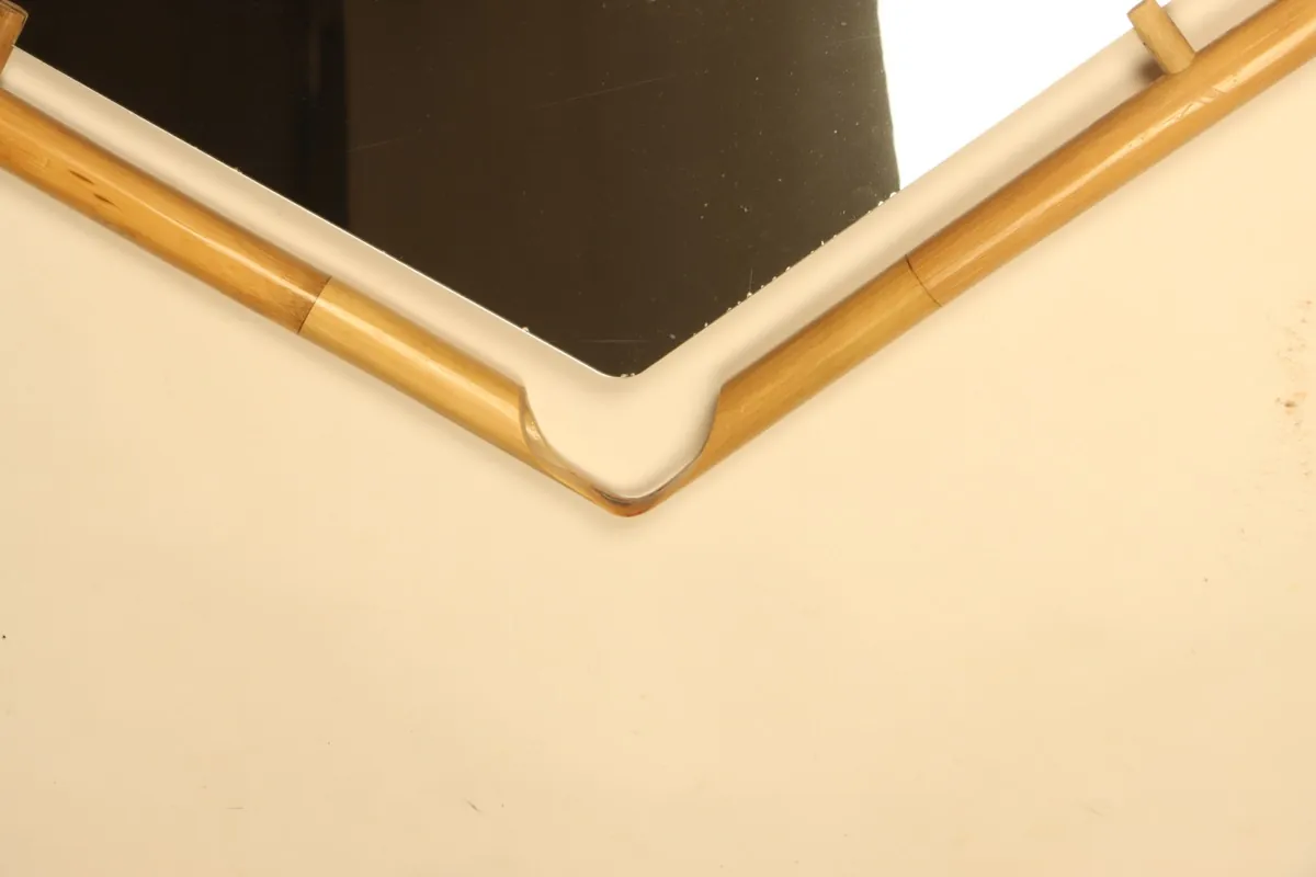 Bent bamboo joint detail